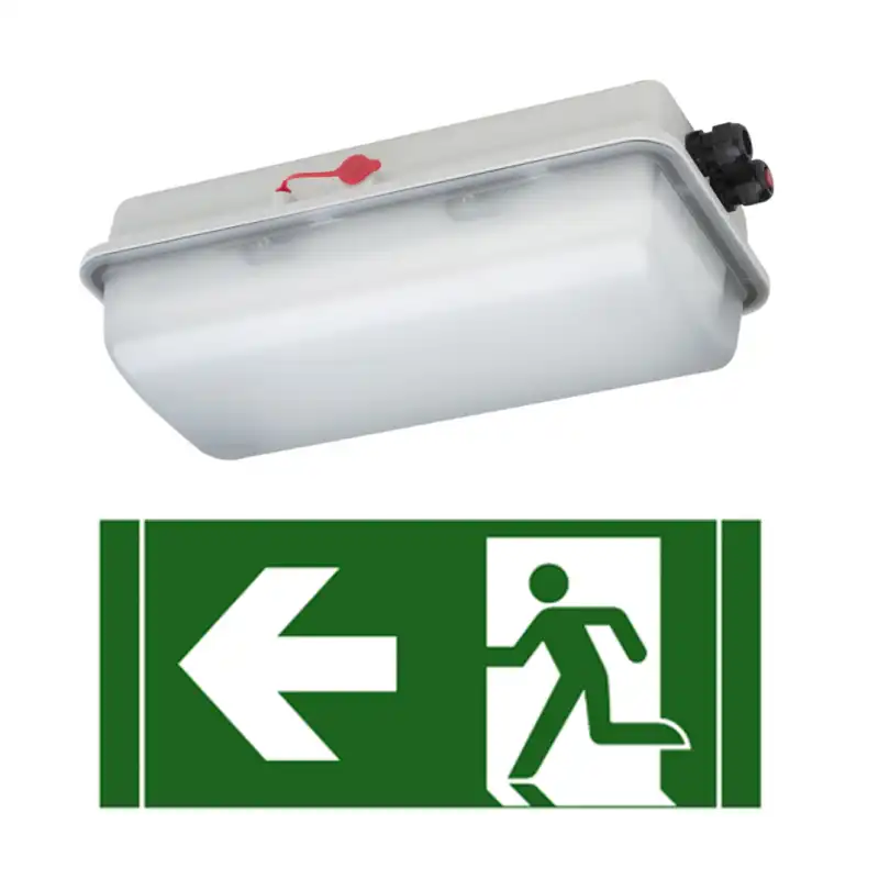 SCHUCH – e855 Series With / Without Battery LED Ex-proof Exit Luminaire (Zone 1, 21 / Zone 2, 22)