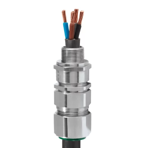 CMP Products – E1FW Type Double Tight Armored Exproof Cable Gland for Ex-Zone 1, 21 – 2, 22 - Image 1